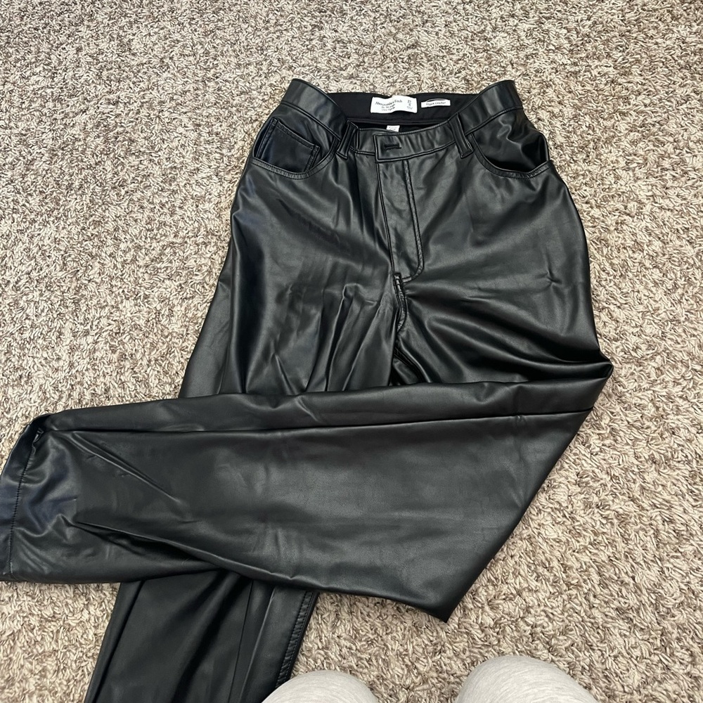 Abercrombie leather pants